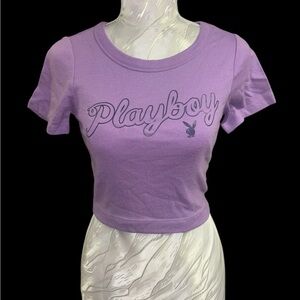 Playboy Cropped Baby Tee